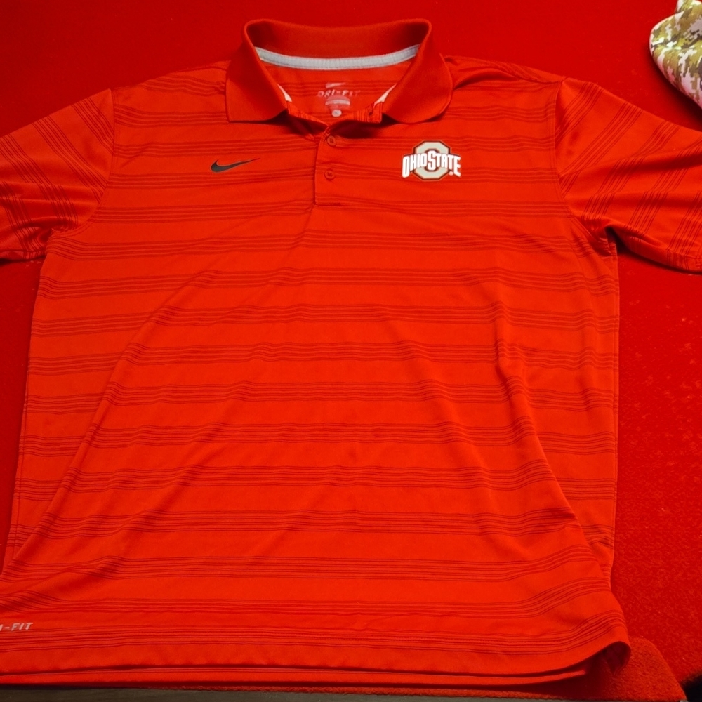 Nike Red Performance Polo Shirt